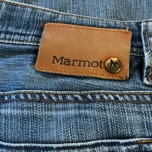 Marmot Denim Men's Jeans with Brown Accent